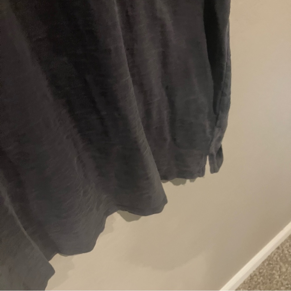 Universal Thread Dark Gray Ruffle Sleeve 100% Cot… - image 3